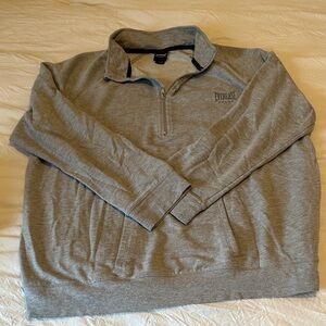 Everlast Men's Zip Up Gray Sweater